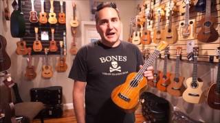 Ohana SK 270M Solid Acacia Super Soprano Ukulele Demo by UKE Republic