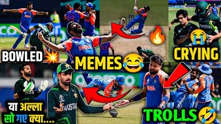 India vs Pakistan memes 🤣 // Boom Boom Bumrah💥 // ind vs pak trolls🔥