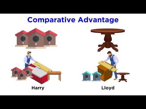 What is difference between absolute advantage and comparative advantage provide example?