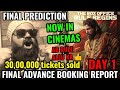 PUSHPA 2 FINAL BOX OFFICE COLLECTION PREDICTION DAY 1 | FINAL ADVANCE BOOKING REPORT | ALLU ARJUN