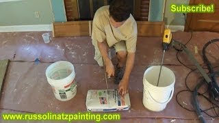 DIY How To Mix USG Easy Sand 90 - Drywall Repair Tips