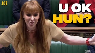 Angela Rayner asks Boris if he’s alright after rambling PMQs answer