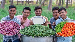 DAHI BHINDI | Dhaba Style Dahi Bhindi Recipe | Bhindi Recipe |  Village Rasoi