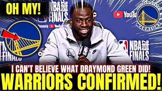 🚨 URGENT! DRAYMOND GREEN JUST DID THIS! IMPRESSED EVERYONE! BOB MYERS CONFIRMED! WARRIORS NEWS