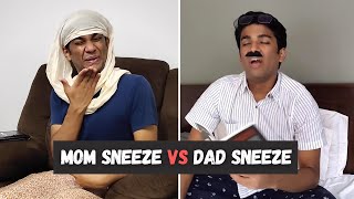 Mom sneeze Vs Dad sneeze | Manish Kharage #shorts