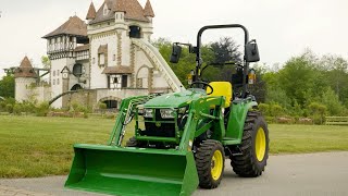 Trattore compatto 3038E con caricatore frontale 300NSL | John Deere IT