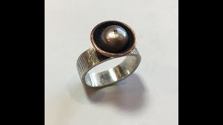 Beginning Jewelry Projects:  Making and Soldering a Pearl Ring