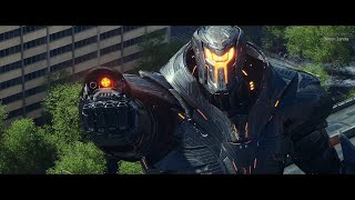 Pacific Rim: Uprising (2018) - Obsidian Fury attack on Sydney - Only action [4K]