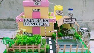 Science working model on Rain Water Harvesting