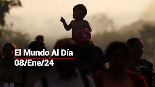 #ElMundoAlDía | 08/01/23: Mega caravana migrante se reagrupa y desplaza por México