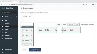 Spring Cloud Data Flow UI