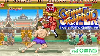 Fm Towns スーパーストリートファイター II / Super Street Fighter II - Full