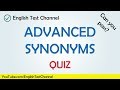 TEST Your English Vocabulary! Do you know these 20 advanced synonyms?