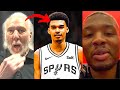 NBA PLAYERS REACT TO SAN ANTONIO SPURS GET #1 PICK & VICTOR WEMBANYAMA | NBA DRAFT LOTTERY 2023