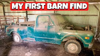 My First Barn Find! 1968 Chevy C10