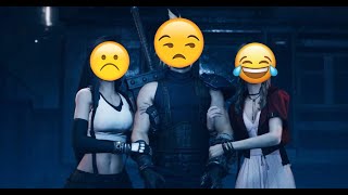 Streamers Reacting to Aerith Making Tifa Jealous - Final Fantasy VII Remake