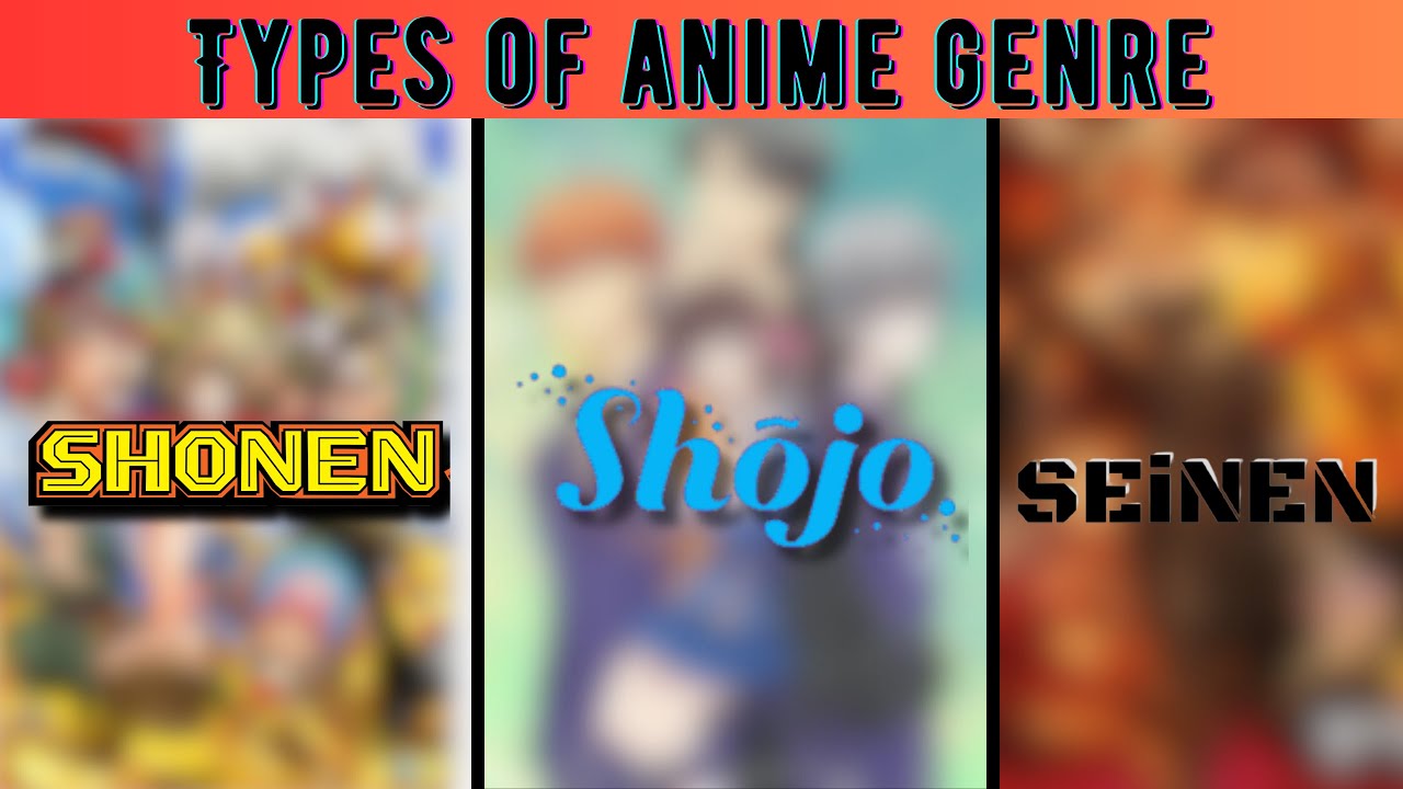 Different Types Of Anime Genre Explained In One Video - YouTube