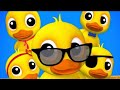 FIVE LITTLE DUCKS -3D ANIMATION ENGLISH NURSERY RHYMES FOR KIDS