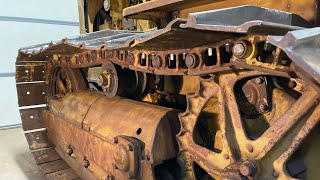 Caterpillar D2 #5J1113 Chassis Rebuild Ep.78: Fitting the Carrier Rollers for the Monster Tracks!!!