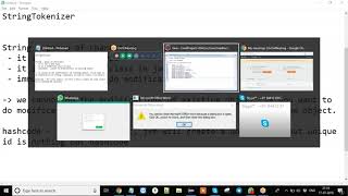 String StringBuffer StringBuilder StringTokenizer