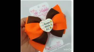 LAÇO ESCOLAR ❤️ DIY RIBBON BOW HAIR #diy #hairclips #handmade #dicas #foryou #moda #laços #mãe