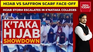 Hijab Vs Saffron Scarf Face-Off Escalates In Karnataka, Students Hit Streets Studies On Backburner