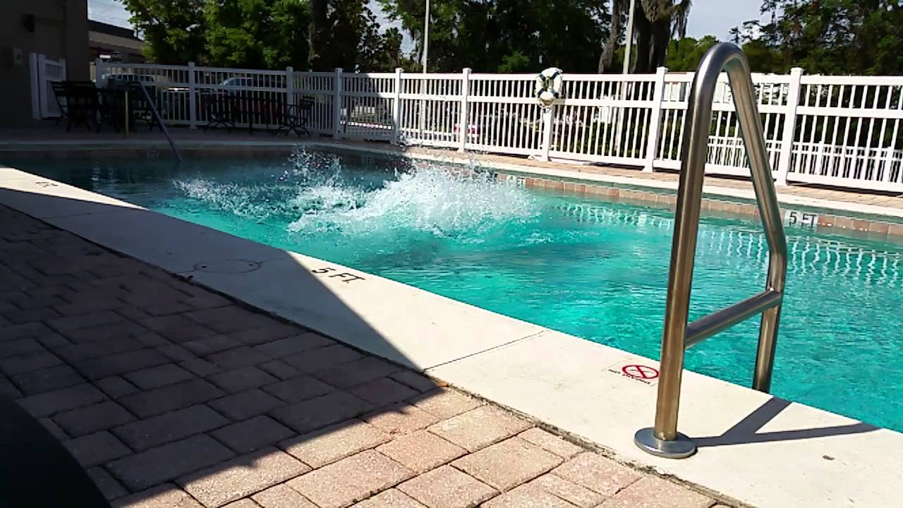 Slow Motion Pool Jump Youtube
