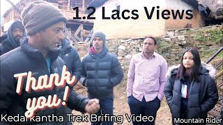 Watch this video before going to any winter trek( kedarkantha Trek)