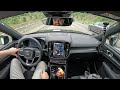 volvo ex40 black edition range test 100km h vs 120km h vs 140km h vs top speed autobahn