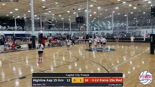 LV Force 15u Red vs. Highline Asp 15 Grn (2025.02.22)