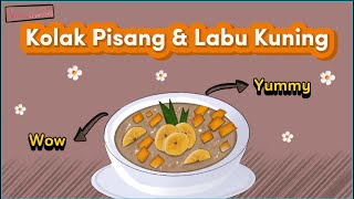 Cara Mangambar Kolak Pisang dan Labu Kuning dengan Procreate