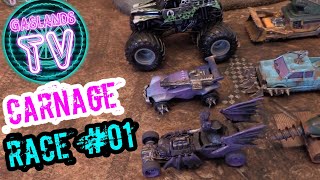 CarNage Battle Report: Episode 1 - Gaslands Gameplay