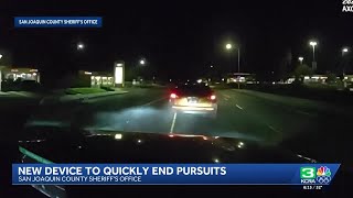 San Joaquin County deputies deploy new pursuit intervention tool