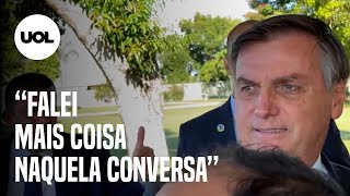 Bolsonaro sobre ligação com Kajuru: “Falei mais coisa naquela conversa”