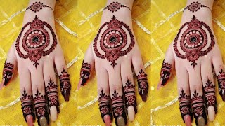 Gorgeous hand tikki mehndi design for girls👌| Stylish and simple mehndi design| Mehndi lovers