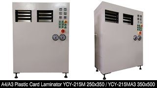 YCY-215M A4 plastic PVC card laminator