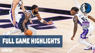 Kyrie Irving (30 points) Highlights vs. Sacramento Kings | 3/29/24