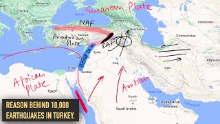 Geography behind Turkey Earthquakes | Anatolian Faults Explained | Rohit Dagar