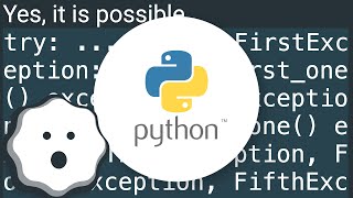 Python: One Try Multiple Except