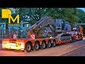 NOOTEBOOM 3+5 SCHWERTRANSPORT MIT CATERPILLAR & ATLAS BAGGER MERCEDES ACTROS DREAM MACHINES