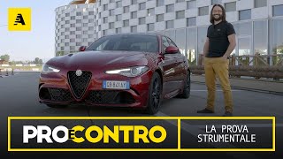 Alfa Romeo GIULIA QUADRIFOGLIO 2022 | PRO e CONTRO - PROVA STRUMENTALE