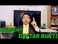 Cara Membuat Daftar Bukti Yang Benar