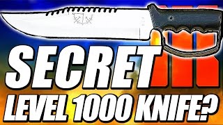 SECRET LEVEL 1000 KNIFE IN BO3! - How To Unlock "BOWIE KNIFE" in Black Ops 3 Multiplayer | Chaos