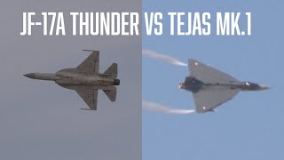 JF-17 vs Tejas - Dubai Airshow 2023