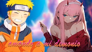 Amando a mi demonio (naruto x zero two) one shot (especial fin de año)