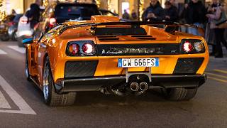 1 Of 80 Lamborghini Diablo GT driving in Milan!