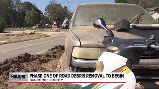 Officials to begin removing abandoned vehicles from Helene in Buncombe County