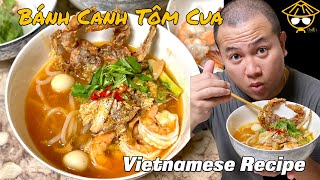 Instant Pot Banh Canh Tom Cua Recipe | Vietnamese Shrimp And Crab Udon Noodle Soup