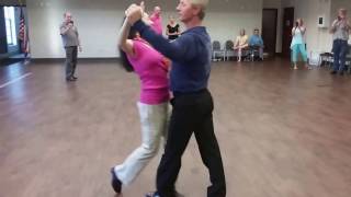 foxtrot grapevine with twinkle. Hustle