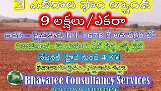 3.5 ACRES FARM LAND FOR SALE,NH WAY 167B,9 LAKHS/ACRE,S R PURAM,NELLORE DT.PH:9493432626,9492942626